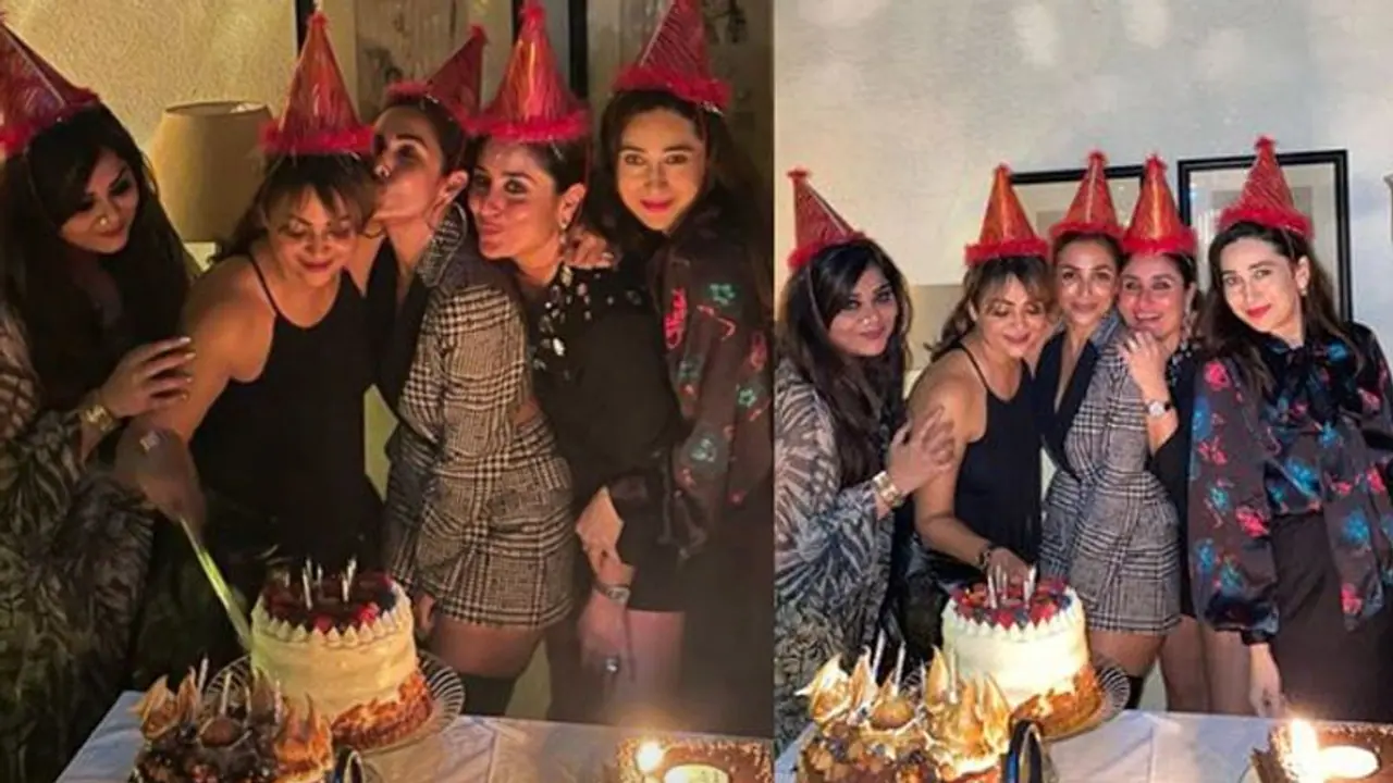 Amrita Arora ने आधी रात को सहेलियों के साथ मनाया बर्थडे, Kareena Karisma ने गले लगाकर दी बधाई