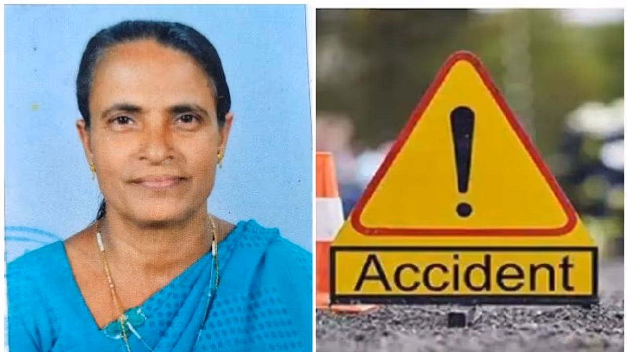 സ്കൂട്ടറിൽ ലോറിയിടിച്ചു, മകന്റെയും പേരക്കുട്ടിയുടെയും മുന്നിൽവെച്ച് വീട്ടമ്മയ്ക്ക് ദാരുണാന്ത്യം സ്കൂട്ടറിൽ ലോറിയിടിച്ചു, മകന്റെയും പേരക്കുട്ടിയുടെയും മുന്നിൽവെച്ച് വീട്ടമ്മയ്ക്ക് ദാരുണാന്ത്യം