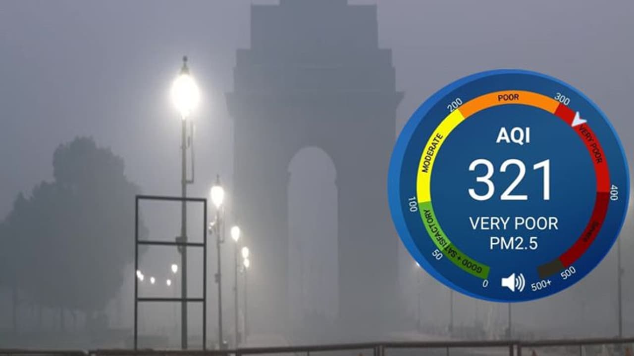 Air Pollution: दिल्ली की हवा लगातार खराब कैटेगरी में, AQI 321 दर्ज हुआ, अब मौसम में बदलाव से ही उम्मीद