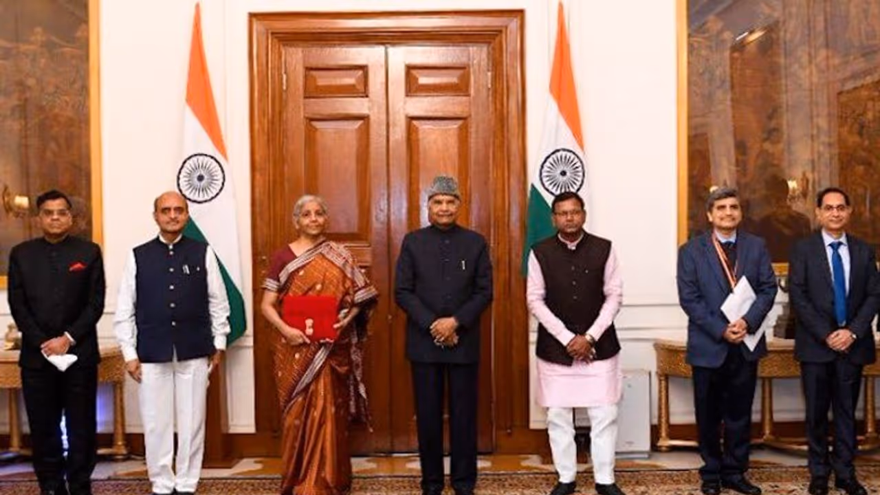 Budget 2022: FM Sitharaman dons rusty brown saree for 4th budget presentation; what do colours indicate