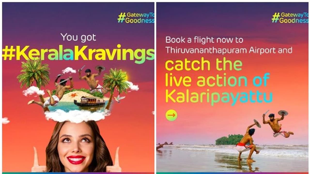 Kerala Tourism : കേരള ക്രേവിങ്സ്: കേരള ടൂറിസത്തിന് പിന്തുണയുമായി രാജ്യാന്തര വിമാനത്താവളം Kerala Tourism : കേരള ക്രേവിങ്സ്: കേരള ടൂറിസത്തിന് പിന്തുണയുമായി രാജ്യാന്തര വിമാനത്താവളം