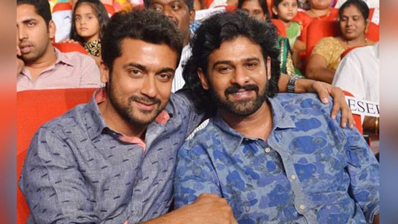suriya VS prabhas : சூர்யாவுடன் மல்லுக்கட்ட தயாரான பிரபாஸ்... முதன்முறையாக மோதுவதால் எகிறும் எதிர்பார்ப்பு suriya VS prabhas : சூர்யாவுடன் மல்லுக்கட்ட தயாரான பிரபாஸ்... முதன்முறையாக மோதுவதால் எகிறும் எதிர்பார்ப்பு