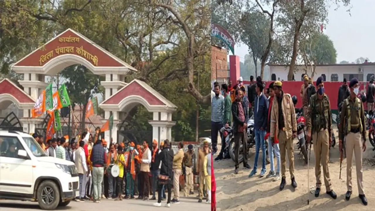 Ground Report: सिराथू में नामांकन से पहले केशव मौर्य का जगह जगह स्वागत, छावनी में तब्दील हुआ इलाका Ground Report: सिराथू में नामांकन से पहले केशव मौर्य का जगह जगह स्वागत, छावनी में तब्दील हुआ इलाका