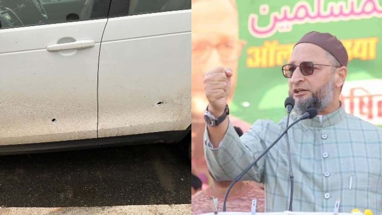 Attack On Owaisi: ಅಸಾದುದ್ದೀನ್ ಓವೈಸಿ ಕಾರಿನ ಮೇಲೆ ಗುಂಡಿನ ದಾಳಿ!