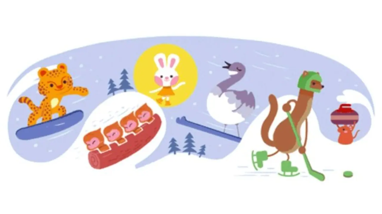 Google Doodle celebrates opening of Beijing Winter Olympics 2022 with animated animals Google Doodle celebrates opening of Beijing Winter Olympics 2022 with animated animals