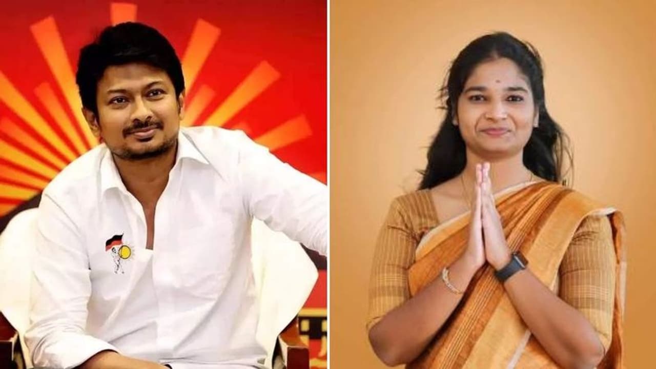 உதயநிதிக்கே 'டப்' கொடுக்கும் மேயர் வேட்பாளர்.. வாரிசு அரசியலை திமுக எப்போதான் கைவிடும் ? கதறும் உபிக்கள்.. உதயநிதிக்கே 'டப்' கொடுக்கும் மேயர் வேட்பாளர்.. வாரிசு அரசியலை திமுக எப்போதான் கைவிடும் ? கதறும் உபிக்கள்..