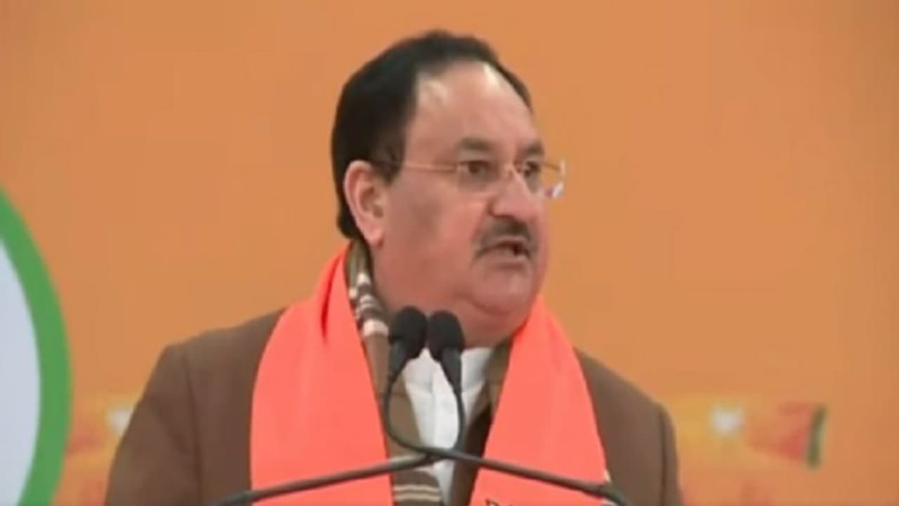 यूपी चुनाव: विपक्षी दलों पर बरसे BJP अध्यक्ष जेपी नड्डा, बोले ' देश के विकास की जगह अपने परिवार का किया विकास यूपी चुनाव: विपक्षी दलों पर बरसे BJP अध्यक्ष जेपी नड्डा, बोले ' देश के विकास की जगह अपने परिवार का किया विकास