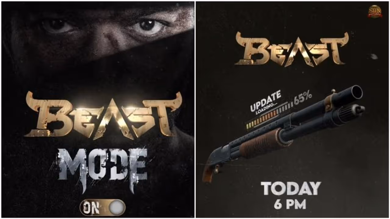 65% அப்லோடான 'பீஸ்ட்' ..இன்று மாலை வெளியாகும் மாஸ் அப்டேட்..