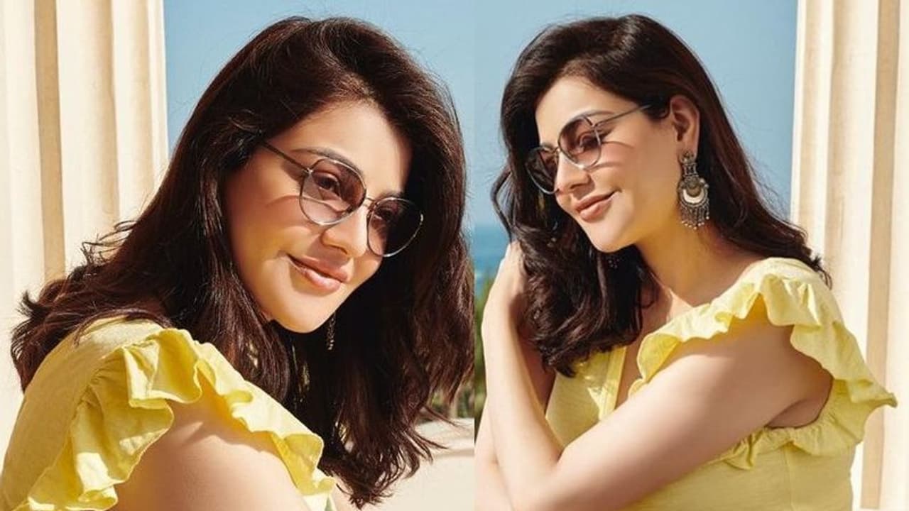 ঠিকরে বেরোচ্ছে মাতৃত্বের আভা, হলুদ পোশাকে স্পষ্ট ফুটে উঠল কাজলের বেবিবাম্প ঠিকরে বেরোচ্ছে মাতৃত্বের আভা, হলুদ পোশাকে স্পষ্ট ফুটে উঠল কাজলের বেবিবাম্প