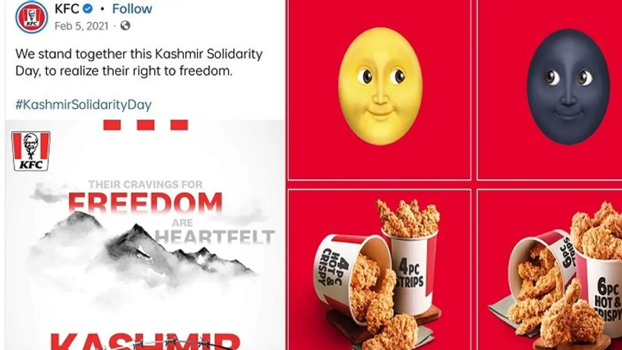 காஷ்மீர் விவகாரத்தில் இந்தியாவிற்கு எதிரான டுவீட்! ஹூண்டாய்,கியா நிறுவனங்களை தொடர்ந்து மன்னிப்பு கேட்ட கேஎப்சி