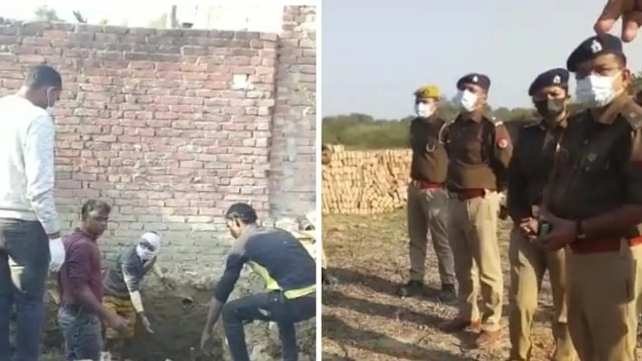 दो महीने से गायब युवती की खुदाई में मिली लाश, पूर्व सपा राज्यमंत्री के बेटे पर आरोप
