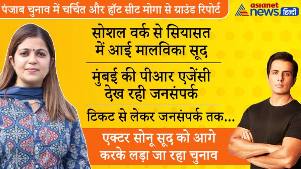 पंजाब चुनाव: मोगा में मालविका को कांग्रेस से ज्यादा सोनू सूद का सहारा, वोटर्स में AAP का क्रेज, जानें समीकरण?