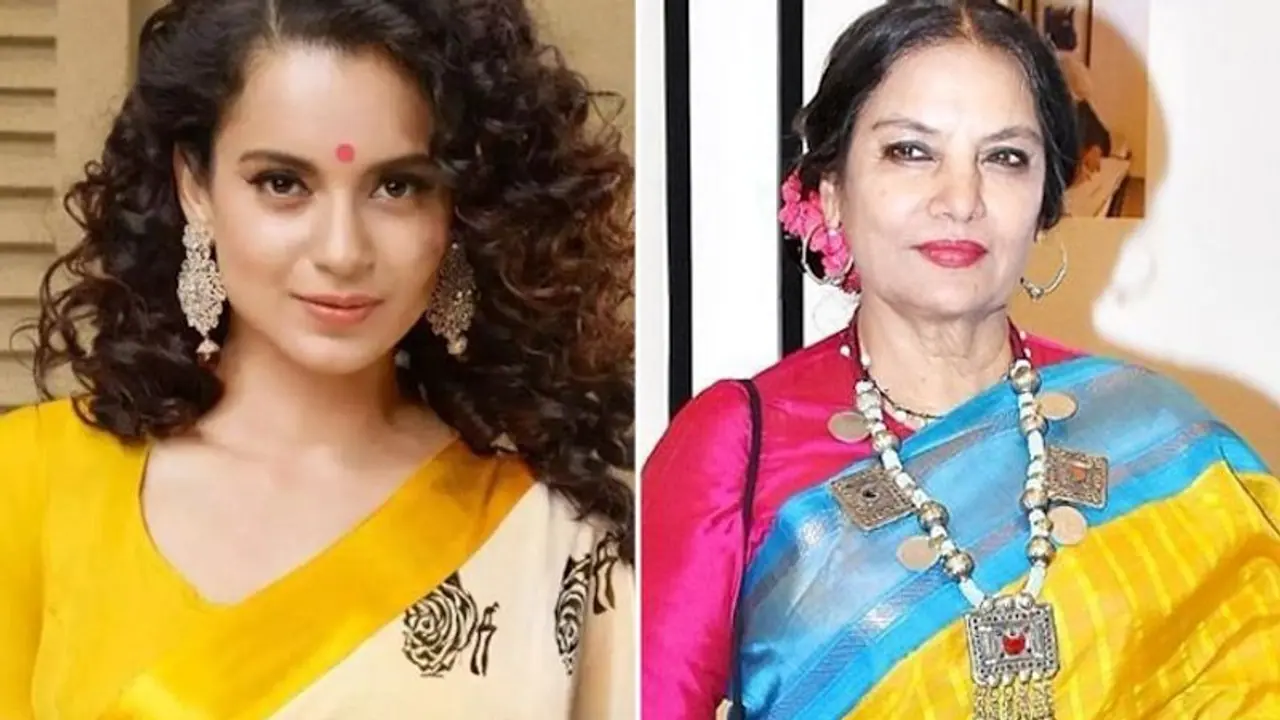 Hijab Row: Shabana Azmi Vs Kangana Ranaut spat on social media