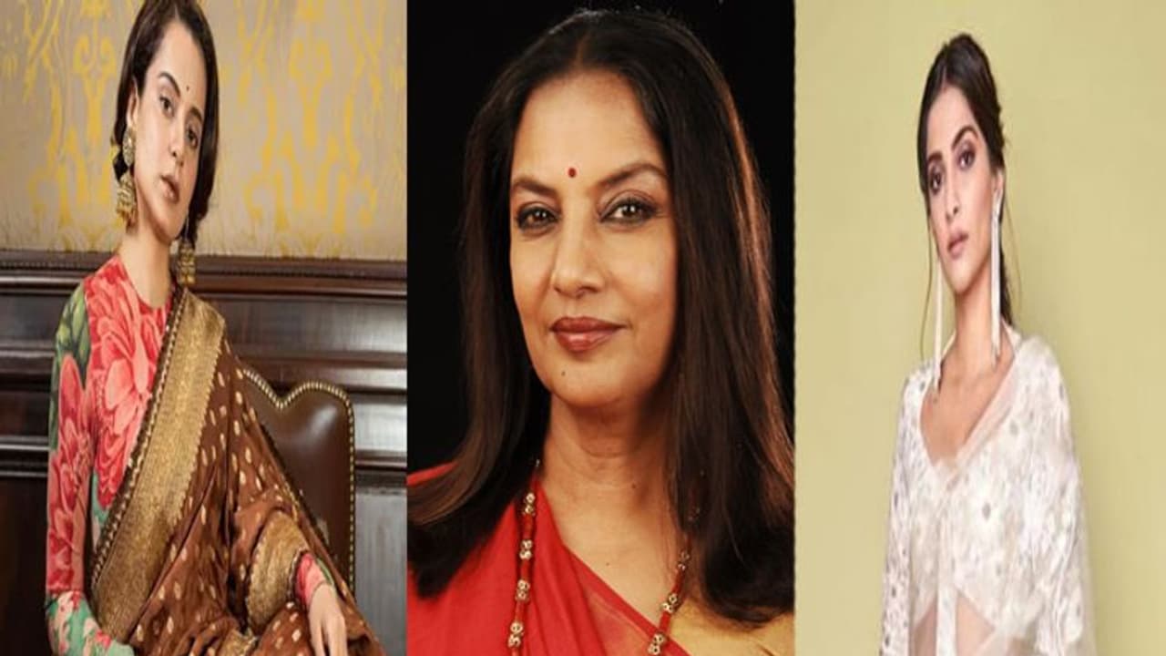 हिजाब विवाद में बॉलीवुड की एंट्री, कंगना रौनत के बयान पर Shabana azmi ने दिया रिएक्शन, सोनम कपूर ने पूछा सवाल हिजाब विवाद में बॉलीवुड की एंट्री, कंगना रौनत के बयान पर Shabana azmi ने दिया रिएक्शन, सोनम कपूर ने पूछा सवाल
