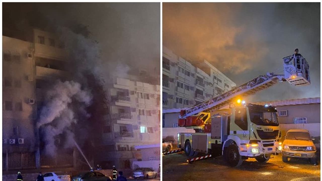 Oman Fire: ഒമാനിലെ റൂവിയിൽ തീപ്പിടുത്തം; ആര്‍ക്കും പരിക്കില്ലെന്ന് സിവില്‍ ഡിഫന്‍സ്