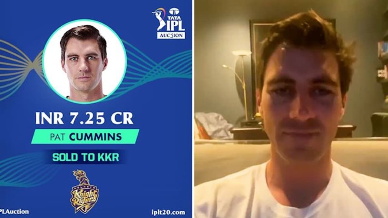 IPL 2022 Mega Auction: Pat Cummins pumped with KKR return; says can't wait (WATCH) IPL 2022 Mega Auction: Pat Cummins pumped with KKR return; says can't wait (WATCH)