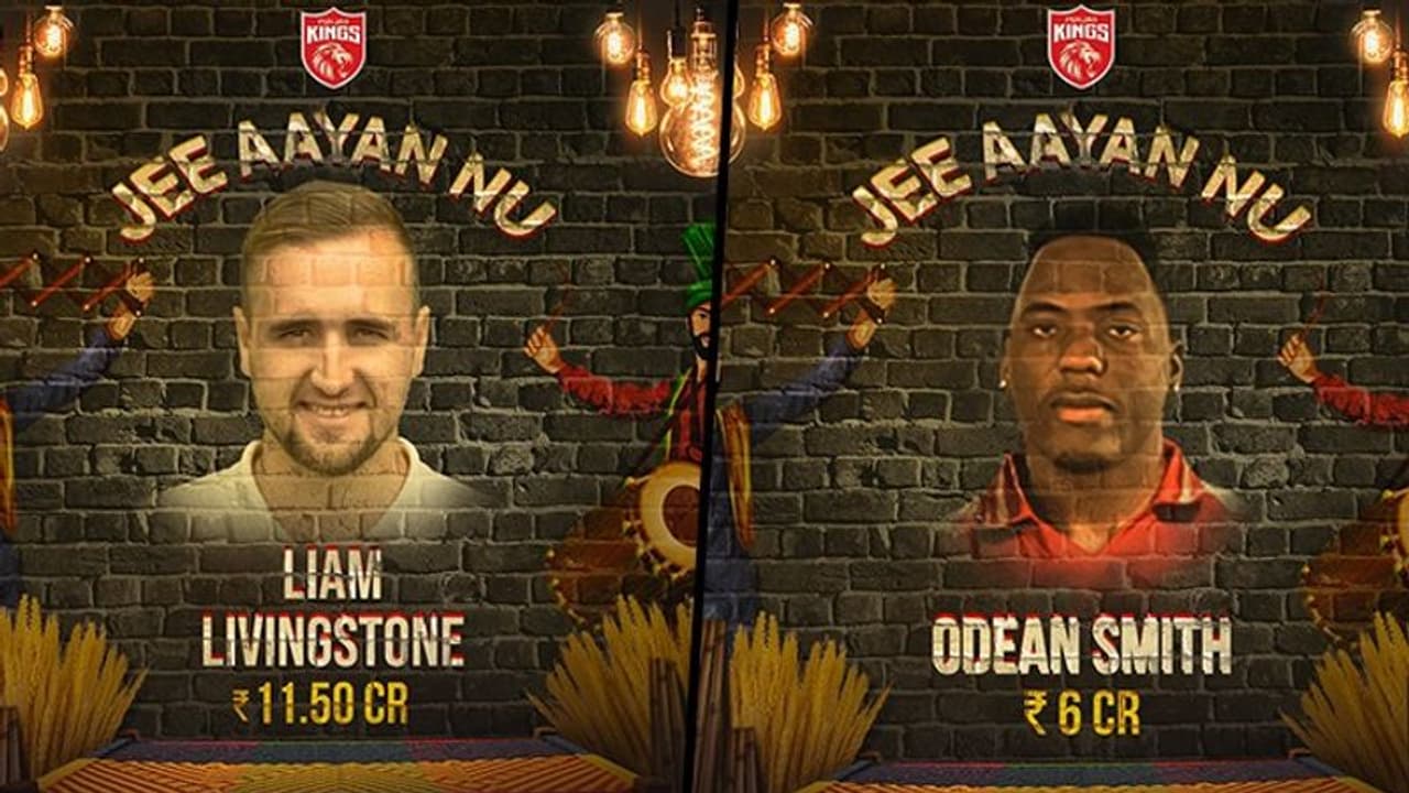 IPL 2022 Mega Auction: Liam Livingstone, Odean Smith join PBKS; supporters hail new 'Kings'