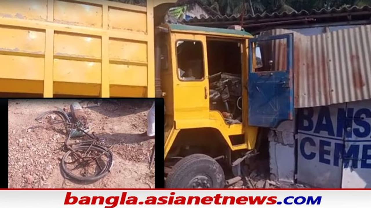 পুলিশের তাড়া খেয়ে দোকানে ধাক্কা ডাম্পারের, ঘটনাস্থলেই মৃত ১ শিশু সহ মহিলা, ব্যাপক চাঞ্চল্য নন্দকুমারে