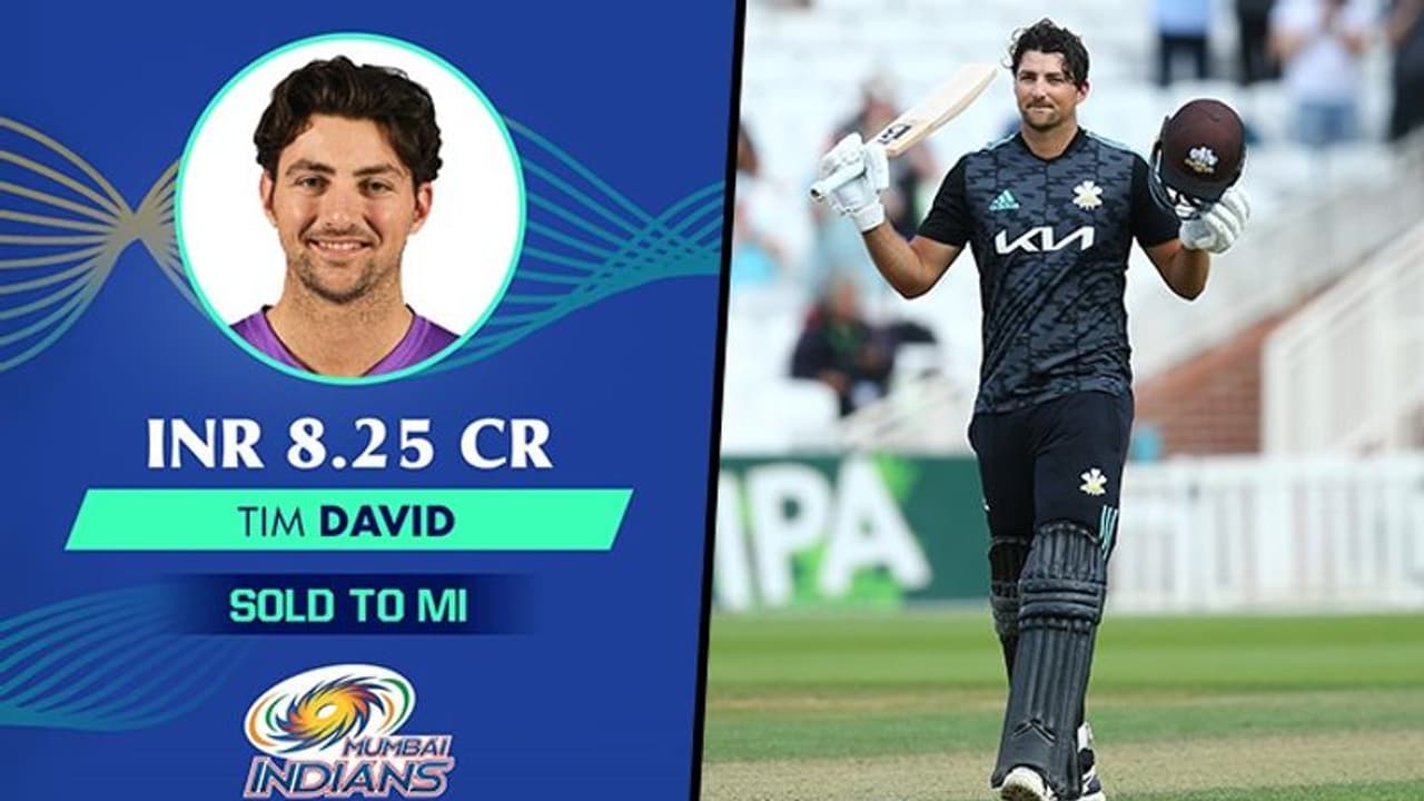 IPL 2022 Mega Auction: Who is Tim David, the cricketer from Singapore signed by Mumbai Indians