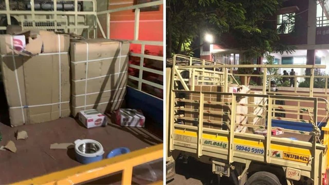 கோவையில் ‘ஹாட்’ டாபிக்கான ‘ஹாட்பாக்ஸ்..’ திமுகவினரை வளைத்து பிடித்த போலீஸ் !! கோவையில் ‘ஹாட்’ டாபிக்கான ‘ஹாட்பாக்ஸ்..’ திமுகவினரை வளைத்து பிடித்த போலீஸ் !!