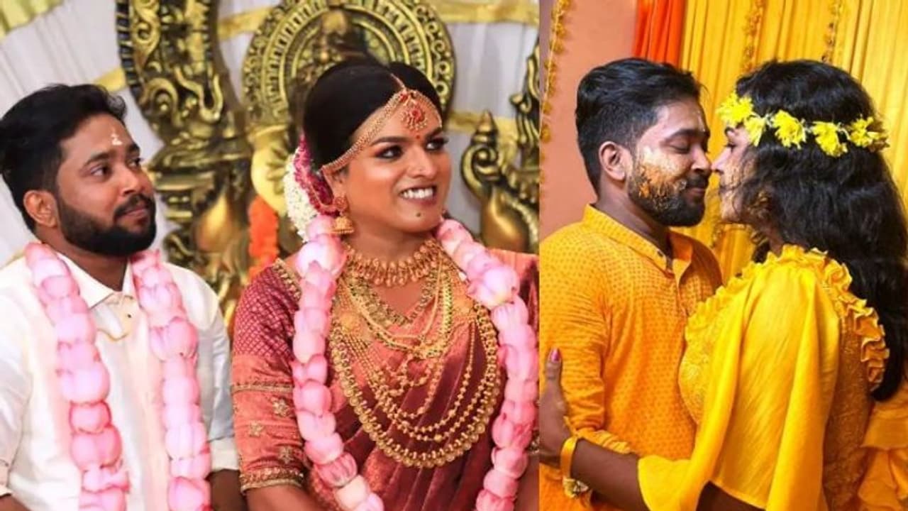 Valentine's Day Wedding: പ്രണയദിനത്തിൽ ഒന്നായി; ട്രാൻസ്ജെൻ‌ഡർ വ്യക്തികളായ മനുവും ശ്യാമയും വിവാഹിതരായി