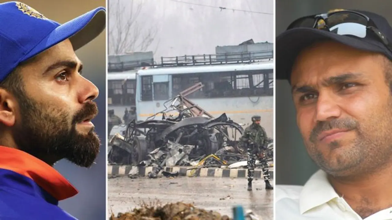 Pulwama Terror Attack: Kohli, Laxman, Sehwag and other cricketers salute CRPF bravehearts Pulwama Terror Attack: Kohli, Laxman, Sehwag and other cricketers salute CRPF bravehearts
