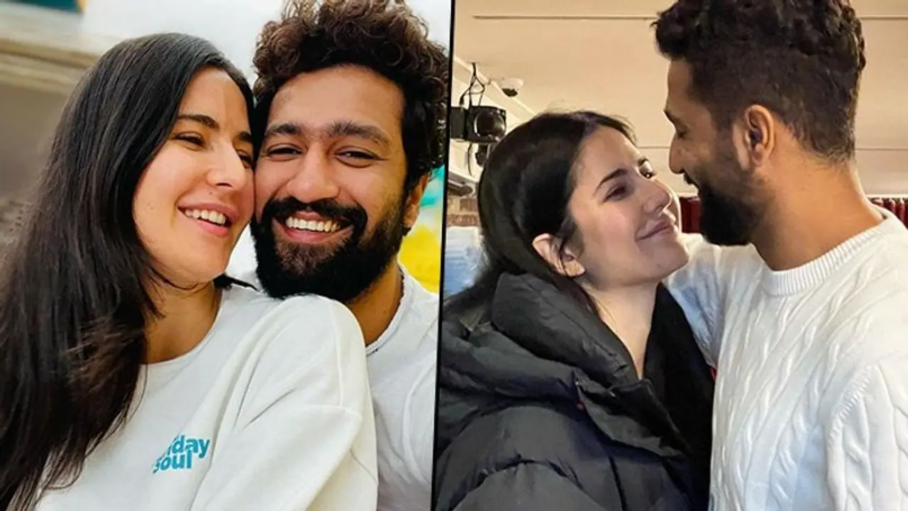 Katrina Kaif, Vicky Kaushal share screen space for the first time; pics inside