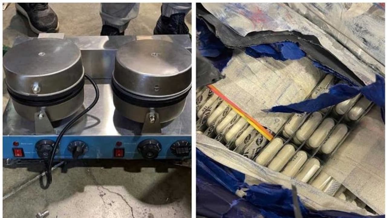 Drug Smuggling: കേക്ക് നിര്മിക്കാനുള്ള ഉപകരണങ്ങളിലൊളിപ്പിച്ച് മയക്കുമരുന്ന് കടത്താനുള്ള ശ്രമം വിഫലമാക്കി Drug Smuggling: കേക്ക് നിര്മിക്കാനുള്ള ഉപകരണങ്ങളിലൊളിപ്പിച്ച് മയക്കുമരുന്ന് കടത്താനുള്ള ശ്രമം വിഫലമാക്കി