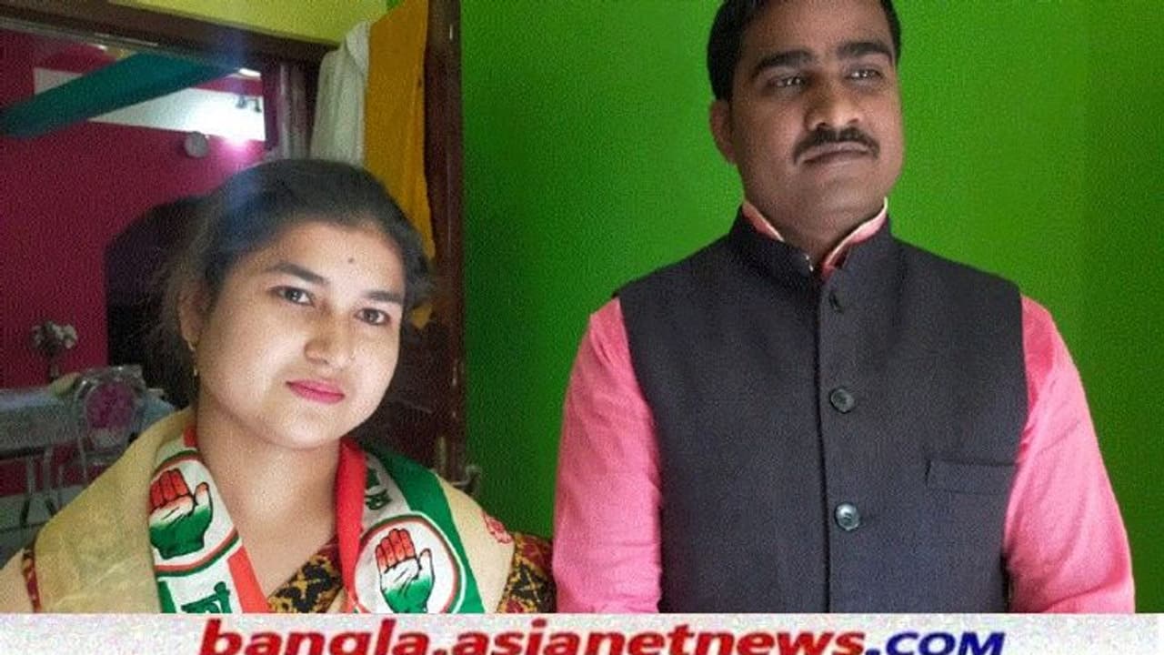 রামপুরহাটের দুই ওয়ার্ডে স্বামী স্ত্রী কংগ্রেস প্রার্থী, 'কোনও লাভ হবে না' বলে কটাক্ষ তৃণমূলের