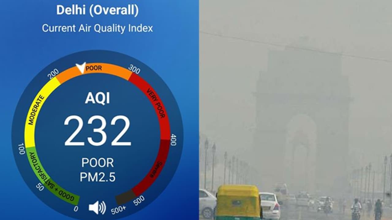 Air Pollution: दिल्ली की हवा अभी भी खराब; AQI 232 दर्ज, 7 दिन पहले पूर्वानुमान लगाने की योजना पर हो रहा काम Air Pollution: दिल्ली की हवा अभी भी खराब; AQI 232 दर्ज, 7 दिन पहले पूर्वानुमान लगाने की योजना पर हो रहा काम