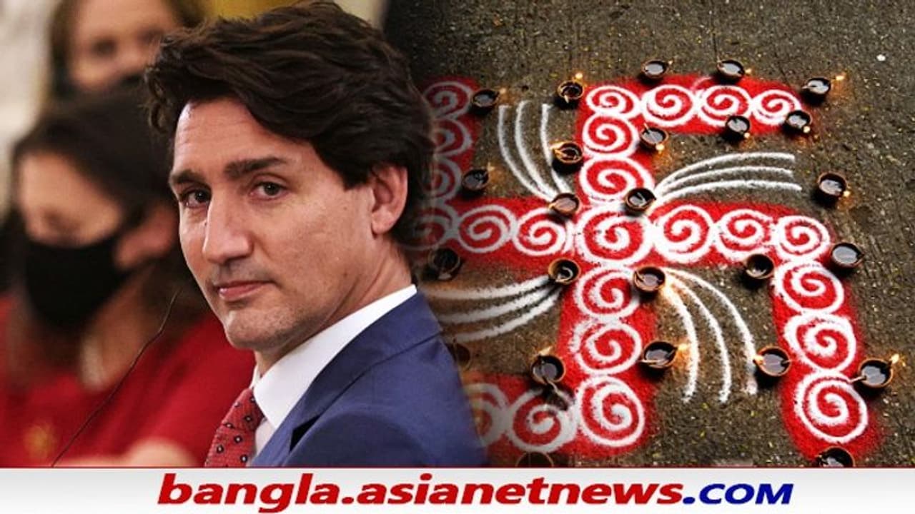 'কানাডায় চলবে না স্বস্তিকা' শুভচিহ্নের অবমাননা, হিন্দুদের ক্ষোভের মুখে ট্রুডো