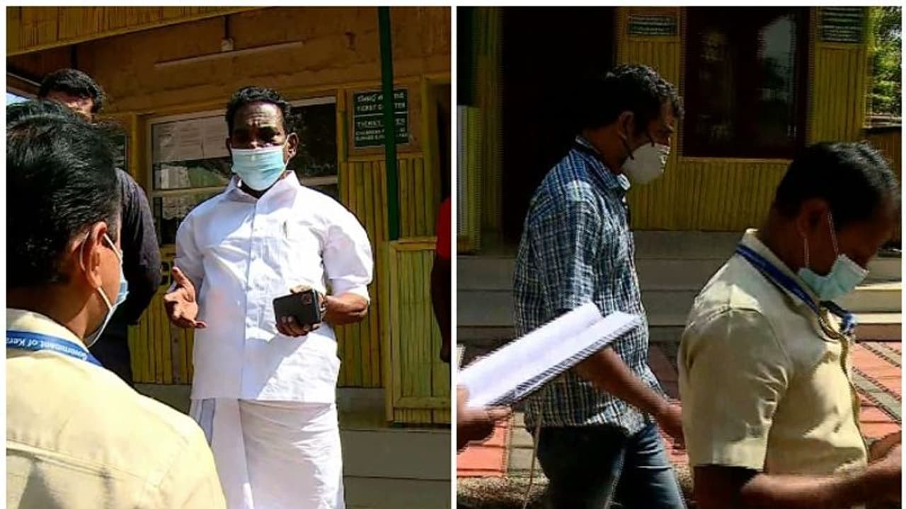 പൊന്മുടിയില്‍ പാട്ടത്തിന് നല്‍കിയ ഭൂമിയിലെ പരിശോധന എം എം മണിയുടെ മരുമകന്‍റെ നേതൃത്വത്തില്‍ തടഞ്ഞു