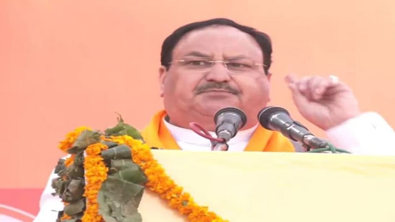 यूपी चुनाव: अखिलेश पर बरसे BJP अध्यक्ष जेपी नड्डा, बोले अब जेल के भीतर गुल्ली डंडा खेल रहे माफिया