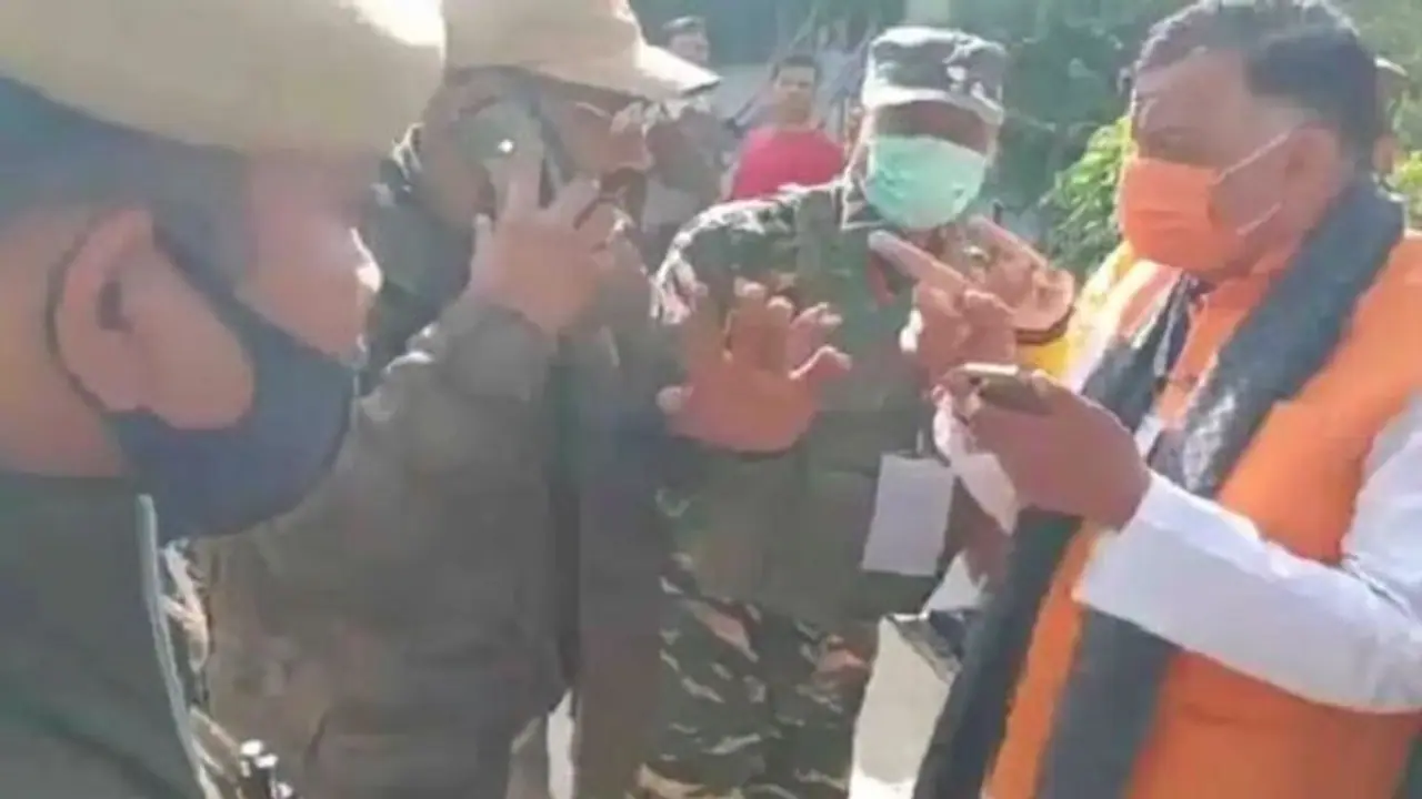 यूपी चुनाव: कानपुर में कैबिनेट मंत्री सतीश महाना सुरक्षाकर्मियों से भिड़े, पुलिस ने पहुंचकर कराया बीच बचाव