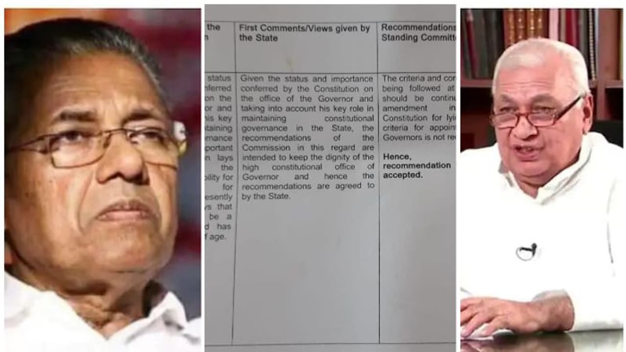 Governor : ഗവർണറെ പുറത്താക്കാൻ സംസ്ഥാനങ്ങൾക്ക് അധികാരം നൽകണം; കേന്ദ്രത്തോട് കേരളത്തിൻ്റെ ശുപാർശ Governor : ഗവർണറെ പുറത്താക്കാൻ സംസ്ഥാനങ്ങൾക്ക് അധികാരം നൽകണം; കേന്ദ്രത്തോട് കേരളത്തിൻ്റെ ശുപാർശ