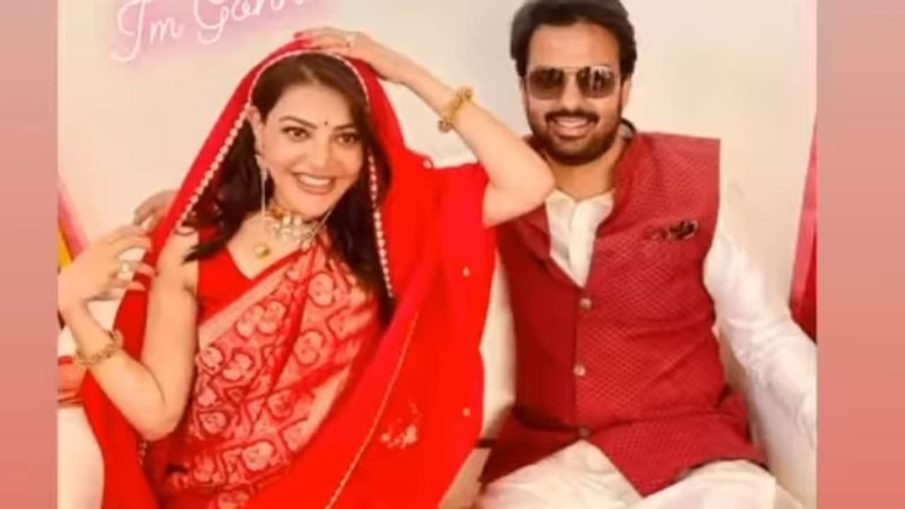 பிரக்னன்சி பெல்லியுடன்..ஒர்கவுட் செய்யும் காஜல்...என்ன சொல்லிருக்காங்க பாருங்க...