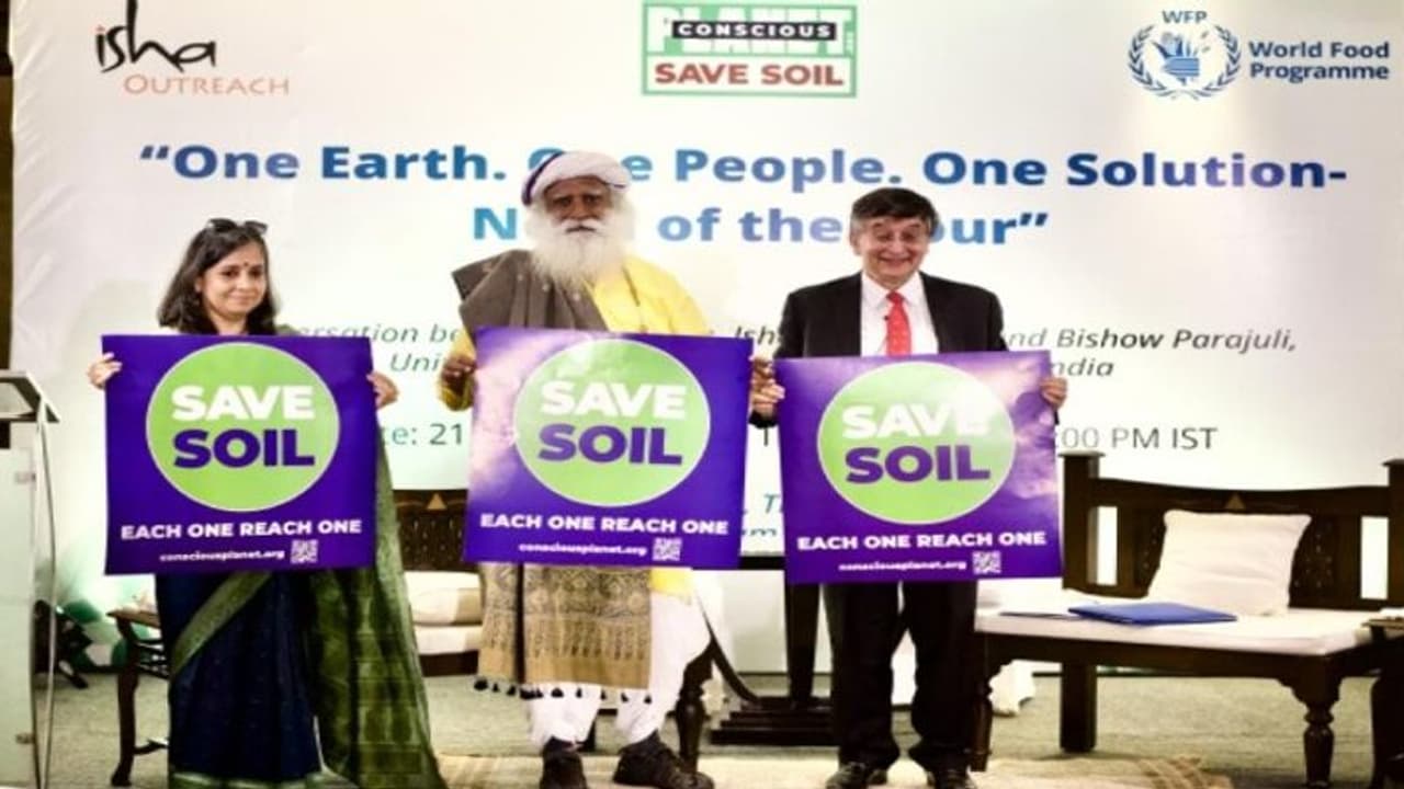 நோபல் பரிசு பெற்ற ஐநா அமைப்புடன் ஈஷா புரிந்துணர்வு ஒப்பந்தம்! உணவு பற்றாக்குறை குறித்து விழிப்புணர்வு