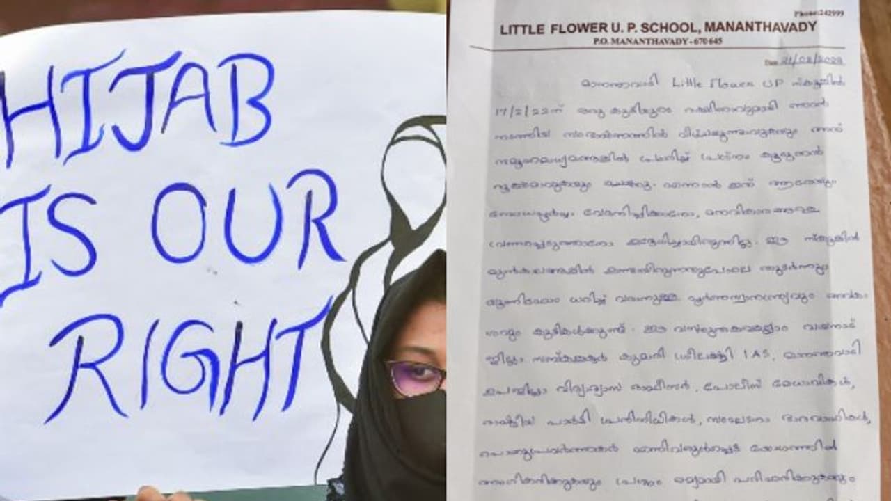മാനന്തവാടി ലിറ്റില്‍ ഫ്‌ളവര്‍ സ്‌കൂളിലെ ഹിജാബ് പ്രശ്‌നം ഒത്തുതീര്‍ന്നു; വീഴ്ച സംഭവിച്ചതായി പ്രിന്‍സിപ്പല്‍