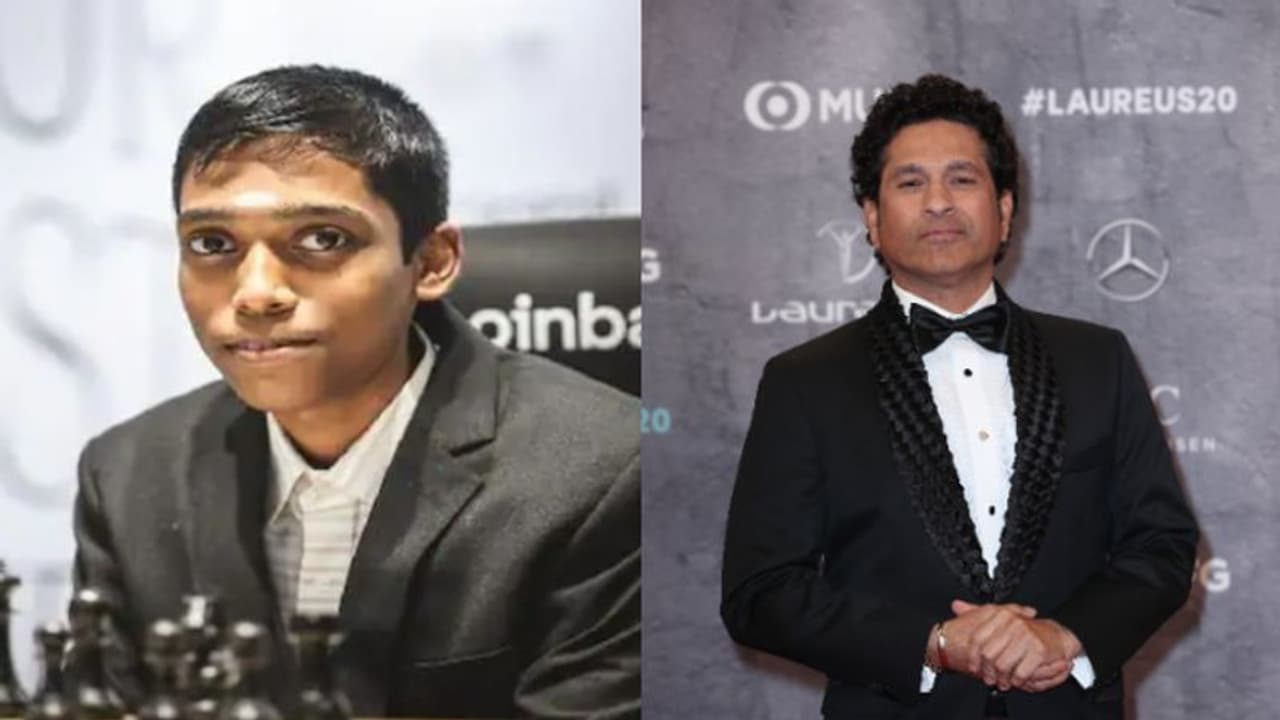 Sachin congratulates Praggnanandhaa : 'മാന്ത്രിക വിജയം'; കാള്‍സണെ വീഴ്‌ത്തിയ പ്രഗ്നാനന്ദയെ വാഴ്‌ത്തി സച്ചിന്‍