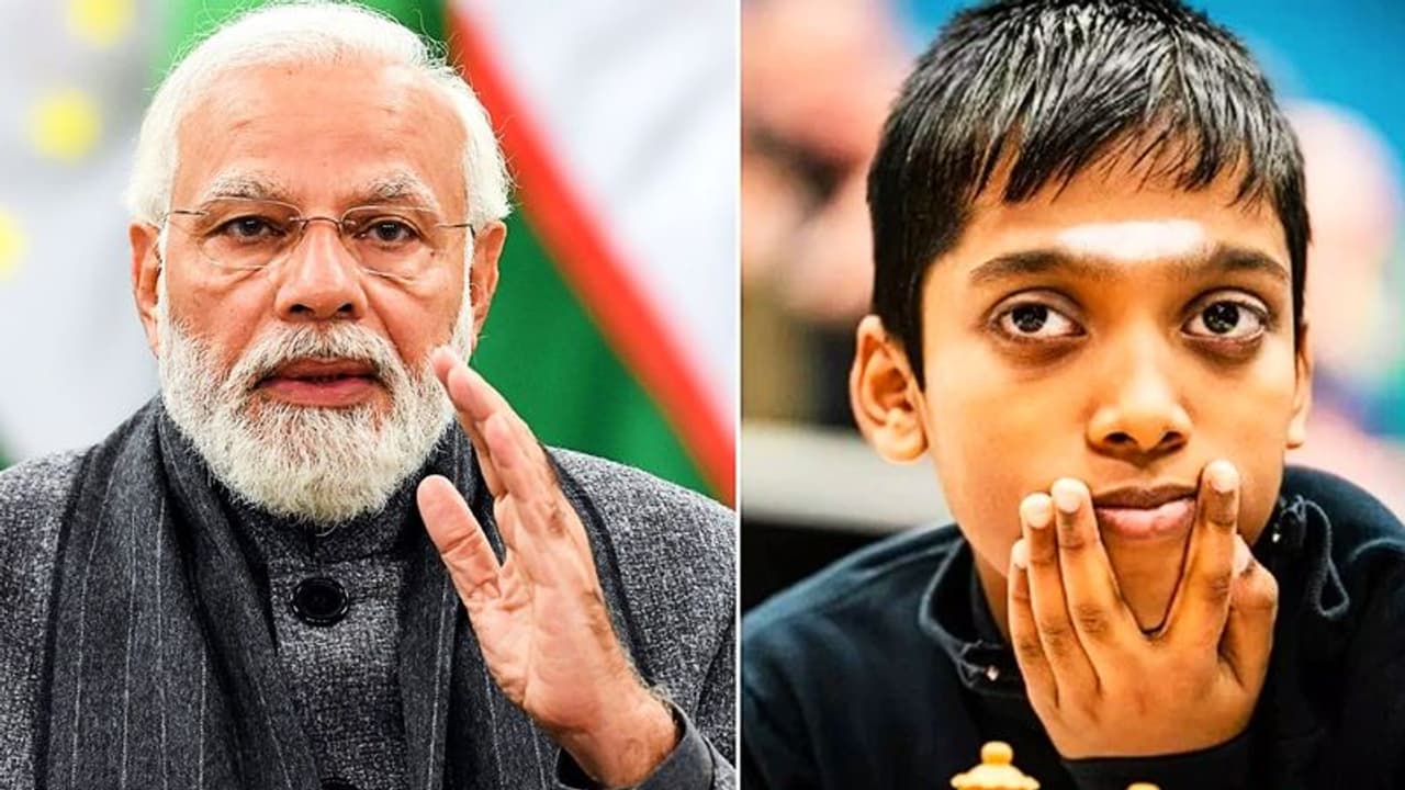 কার্লসনকে হারিয়ে চমক, আর প্রজ্ঞানানন্দকে শুভেচ্ছা জানালেন পিএম মোদী কার্লসনকে হারিয়ে চমক, আর প্রজ্ঞানানন্দকে শুভেচ্ছা জানালেন পিএম মোদী