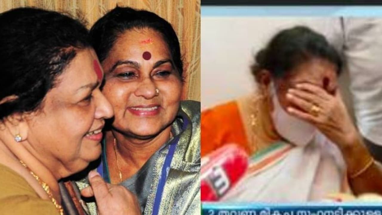 KPAC Lalitha : 'എനിക്കൊന്നും പറയാനാകുന്നില്ല..'; വിങ്ങലോടെ കവിയൂർ പൊന്നമ്മ