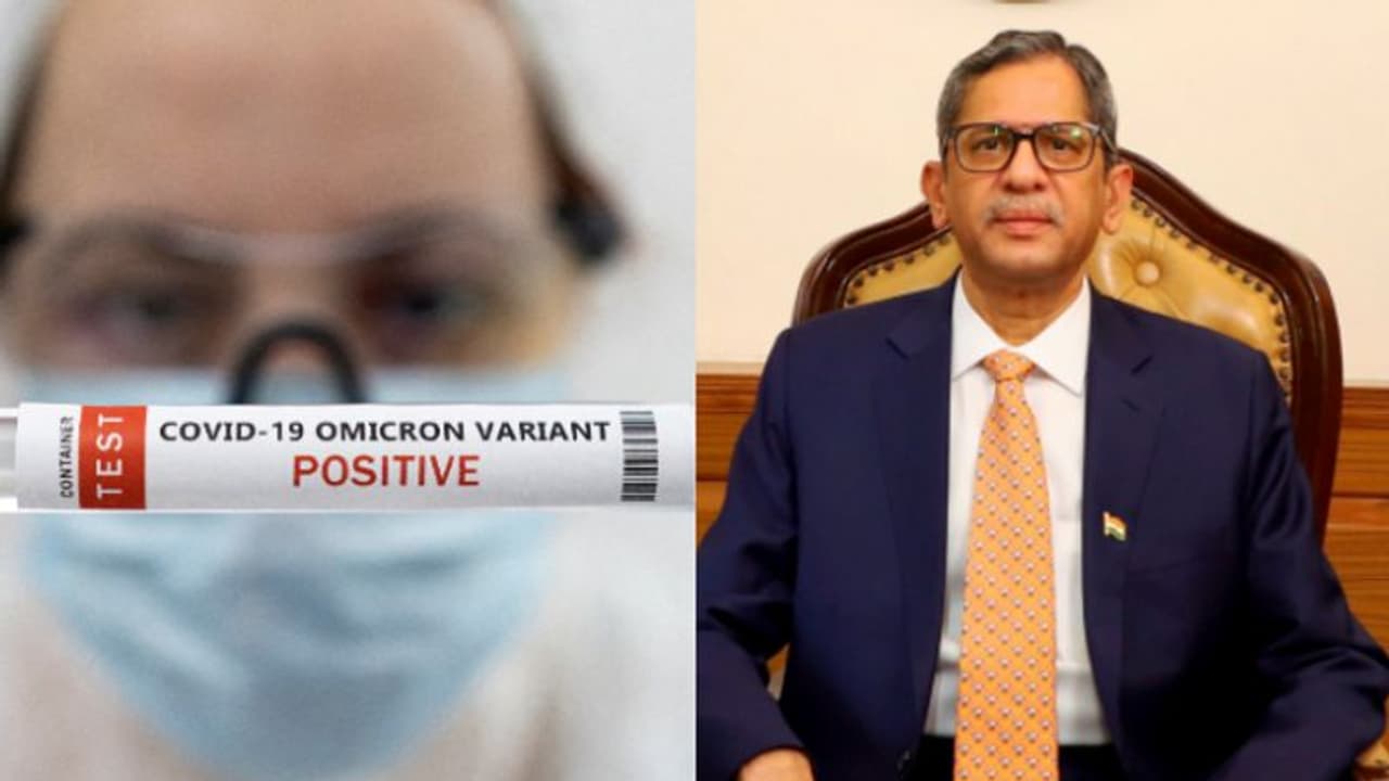 ഒമിക്രോണ് നിശബ്ദനായ കൊലയാളി; 25 ദിവസമായി ബുദ്ധിമുട്ടുകൾ അനുഭവിക്കുന്നുവെന്ന് സുപ്രീം കോടതി ചീഫ് ജസ്റ്റിസ് ഒമിക്രോണ് നിശബ്ദനായ കൊലയാളി; 25 ദിവസമായി ബുദ്ധിമുട്ടുകൾ അനുഭവിക്കുന്നുവെന്ന് സുപ്രീം കോടതി ചീഫ് ജസ്റ്റിസ്