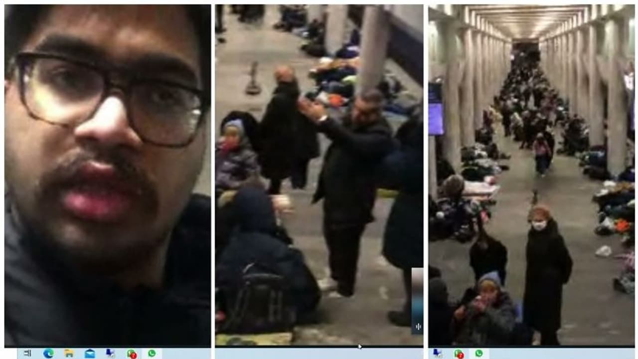 Ukraine Crisis : ശുചിമുറിയില്ല, മരവിക്കുന്ന തണുപ്പിൽ പുതപ്പില്ല, കൊടും ദുരിതത്തിൽ മലയാളികൾ