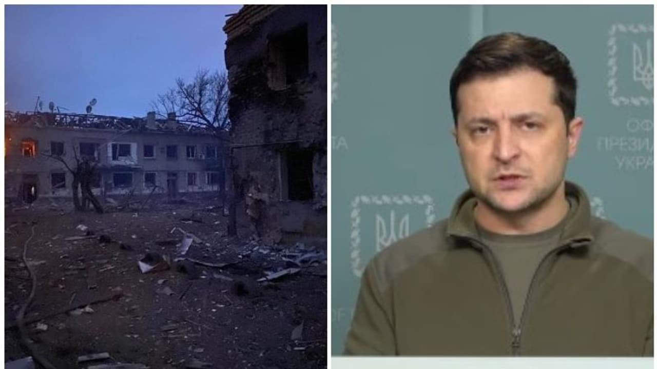 Russia Ukraine Crisis : രാജ്യം വിടില്ലെന്ന് യുക്രൈന്‍ പ്രസിഡന്‍റ്; റഷ്യ പിന്‍വാങ്ങണമെന്ന് യുഎന്‍ കരട് പ്രമേയം