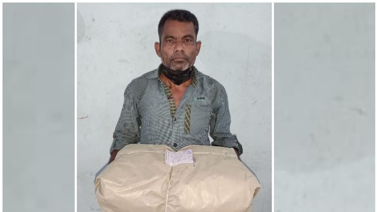 Cannabis seized : പെരുമ്പാവൂരിൽ നാലേകാൽ കിലോ കഞ്ചാവുമായി ഇതര സംസ്ഥാന തൊഴിലാളി പിടിയിൽ Cannabis seized : പെരുമ്പാവൂരിൽ നാലേകാൽ കിലോ കഞ്ചാവുമായി ഇതര സംസ്ഥാന തൊഴിലാളി പിടിയിൽ