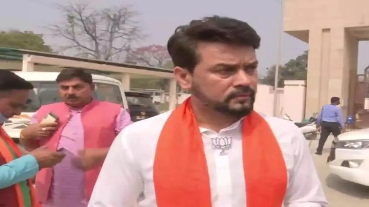 यूपी चुनाव: अनुराग ठाकुर ने सपा पर साधा निशाना, कहा जिन्होंने रामभक्तों को भुना, कर दो उनका EVM सूना यूपी चुनाव: अनुराग ठाकुर ने सपा पर साधा निशाना, कहा जिन्होंने रामभक्तों को भुना, कर दो उनका EVM सूना