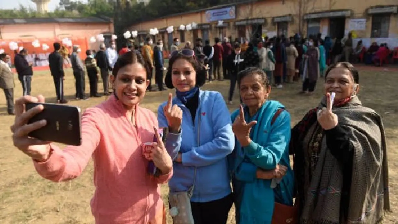 UP Election 2022: 53.98% voter turnout recorded till 5 pm