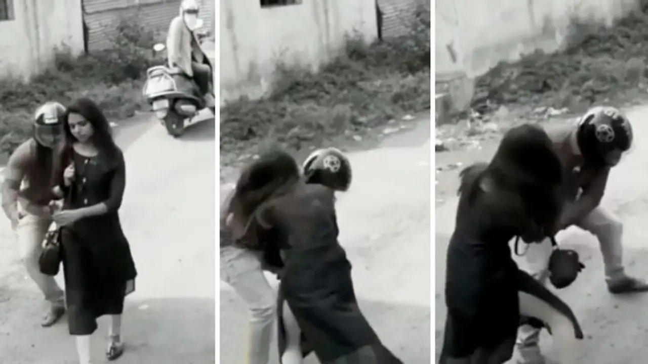 आजकल के लुटेरे किसी काम के नहीं, गए थे लड़की का पर्स लूटने और लुटवा आए अपनी स्कूटी!, देखें Viral Video