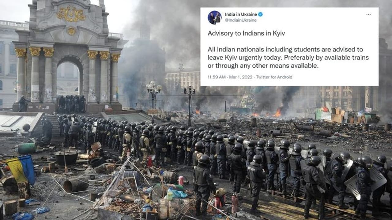 India in Ukraine : "உடனே வெளியேறுங்க.. சீக்கிரம்.." இந்தியர்களுக்கு 'அதிர்ச்சி' கொடுத்த இந்திய தூதரகம் !!