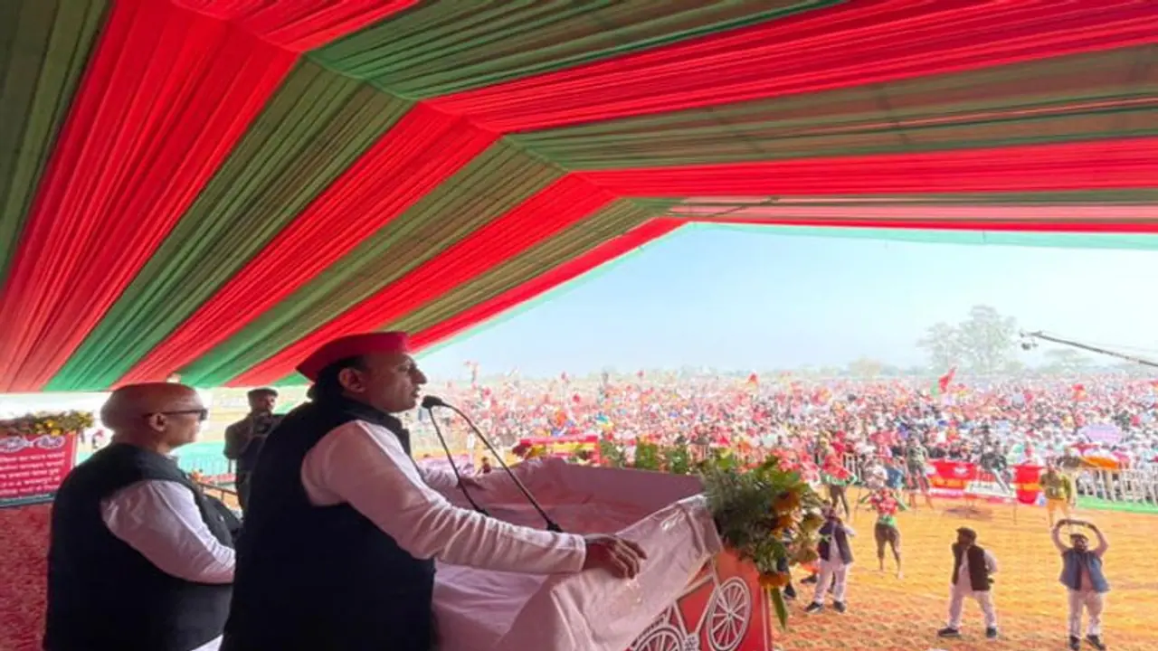 UP Chunav 2022: जौनपुर में बोले अखिलेश यादव सरकार बनी तो 24 घंटे बिजली, किसानों को सिंचाई फ्री